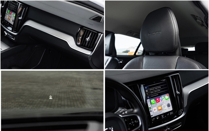 Volvo V60 cena 106900 przebieg: 162600, rok produkcji 2019 z Bobowa małe 781